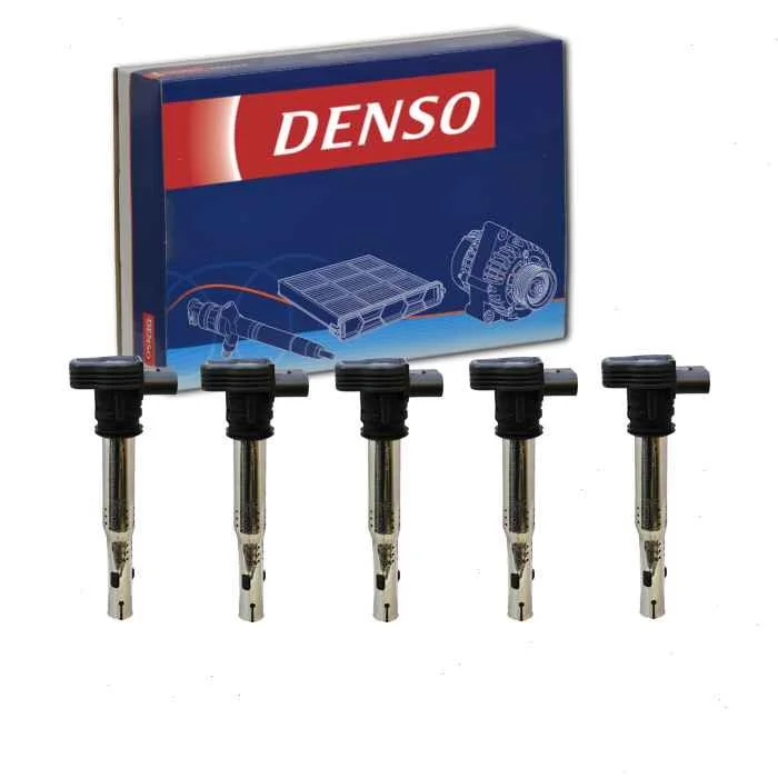 5 pc DENSO Direct Ignition Coils for 2012-2013 Audi TT RS Quattro