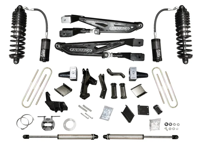 6″ FTS-X Radius Arm System w/ Front Dirt Logic 4.0 Resi Coilovers Rear DIrt Logic 2.25 Shocks – K2436DL