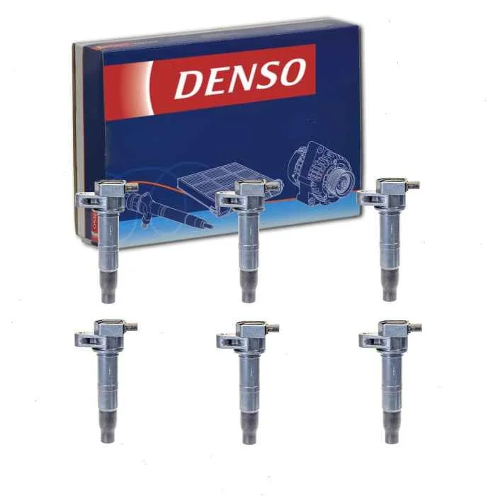6 pc DENSO Direct Ignition Coils for 2019 Hyundai Santa Fe XL