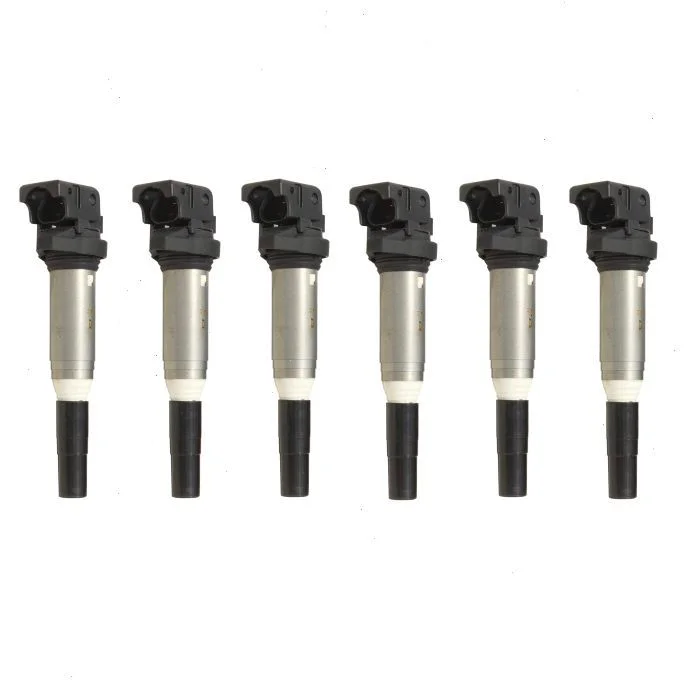 6 pc Hitachi Ignition Coils for 2007 BMW 525i 3.0L L6