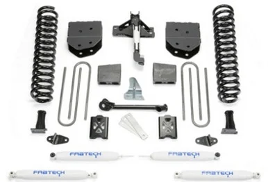 6in Basic Sys W/Performance Shocks 05-07 Ford F250 4wd W/Factory Overload Suspension Lift Kit – Fabtech
