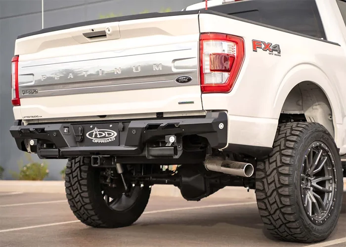 Addictive Desert Designs Black Label Rear Bumper: 21-23 F-150 – R19020NA0103