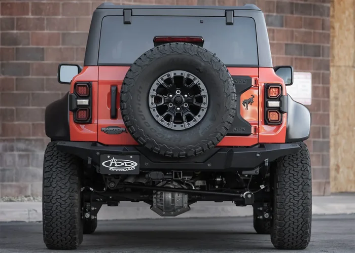Addictive Desert Designs Rock Fighter Rear Bumper: 22-24 Bronco Raptor – R26012NA0103