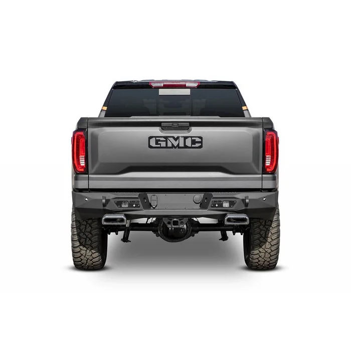 Addictive Desert Designs Stealth Fighter Rear Bumper w/ Exhaust Tips: 19-21 Chevy/GMC 1500 – R441051280103