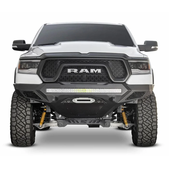 Addictive Desert Designs Stealth Fighter Winch Front Bumper: 19-23 RAM Rebel – F611422770103