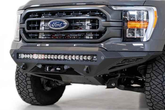 Addictive Desert Designs Stealth Fighter Winch Front Bumper: 21-23 F-150 – F191422860103