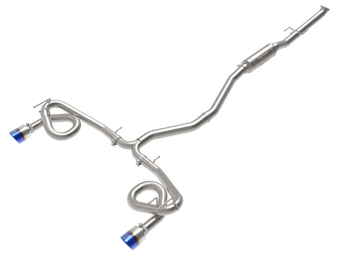 aFe POWER Takeda 22-23 Honda Civic Si I4-1.5L (t) 2.5in to 3in 304 SS CB Exhaust – Blue Flame Tips