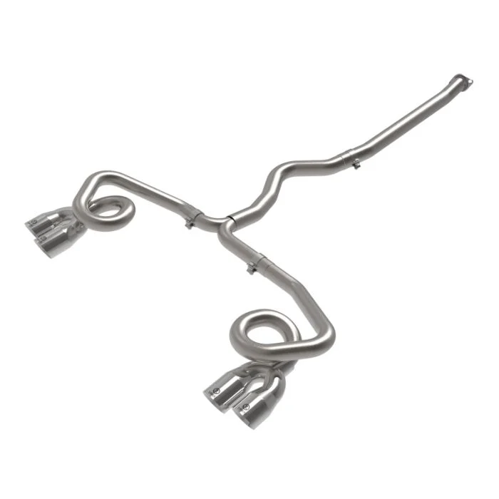 aFe POWER Takeda 3in to 2-1/2in 304 SS Cat-Back Exhaust w/ Polished Tips 22-23 Subaru WRX H4-2.4L(t) – 49-36809-P