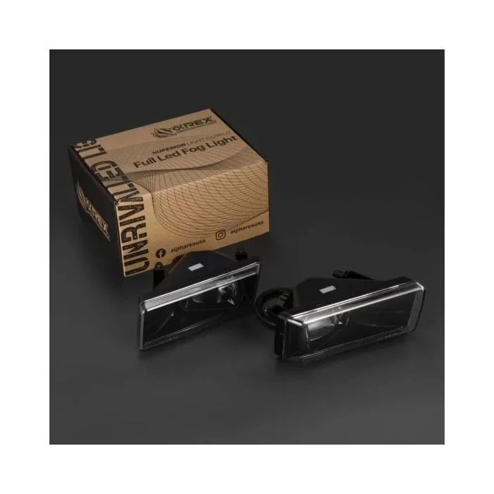 AlphaRex 07-13 Chevrolet Silverado/04-17 Tahoe DoubleTap Dual Color LED Proj Fog Lights – Wt/Ambr – 210008