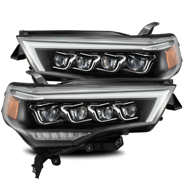 AlphaRex 14-20 Toyota 4Runner Nova-Series LED Projector Headlights Plank Style Design Black w/ Activation Light – 880725