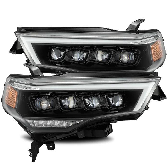 AlphaRex 14-20 Toyota 4Runner Nova-Series LED Projector Headlights Plank Style Design Midnight Black w/ Activation Light – 880723
