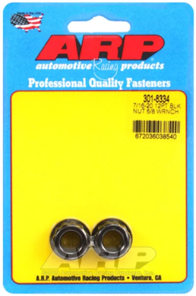 ARP 7/16in-20 5/8 Socket 12pt Nut Kit – 301-8334