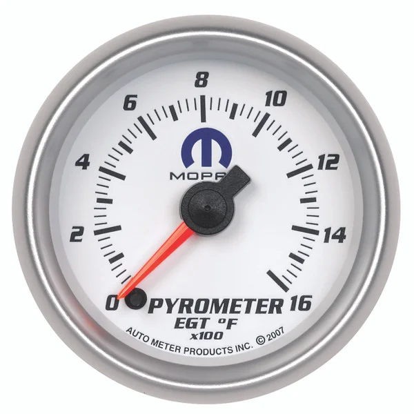 Autometer Mopar 52.4mm SSE 1600 Degree F Pyrometer (EGT) Gauge – 880031