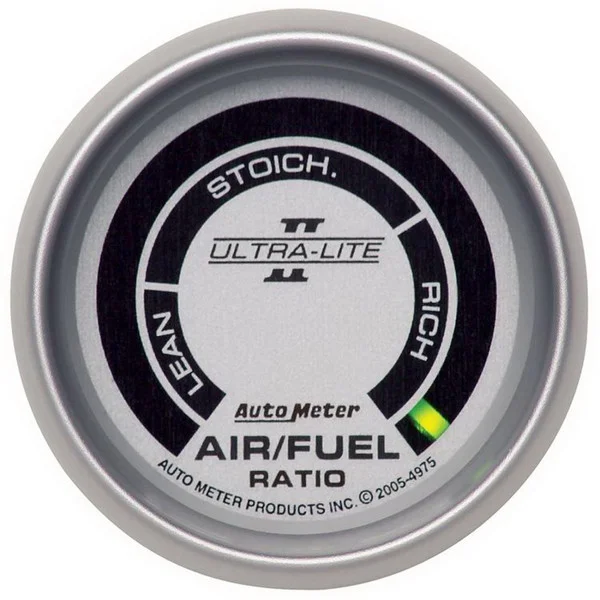 Autometer Ultra-Lite II 2 1/16in Air/Fuel Ratio-Narrowband Lean-Rich LED Array Gauge – 4975