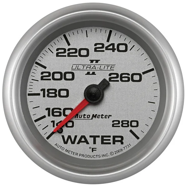 Autometer Ultra-Lite II 2 5/8in 140-280 Degree F Mechanical Water Temperature Gauge – 7731