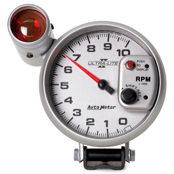 Autometer Ultra-Lite II 5 Inch 10000 RPM Tach w/ Shift Light – 4999
