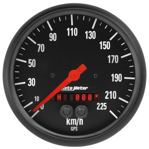 Autometer Z Series 5in. 225KM/H (GPS) Speedometer Gauge – 2684-M