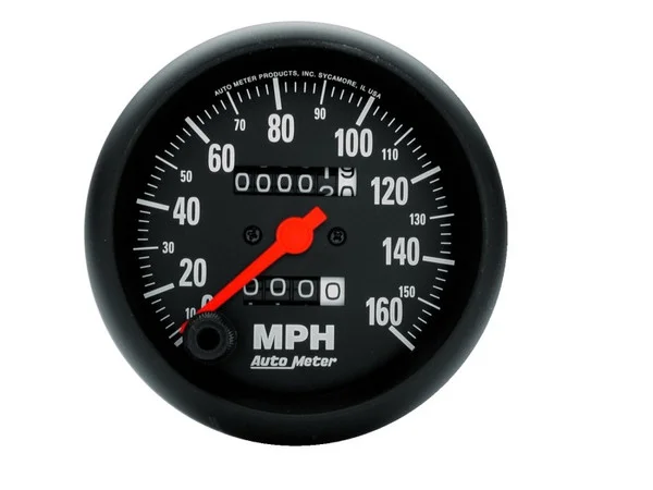 Autometer Z-Series 85mm160 MPH Mechanical Speedometer – 2694