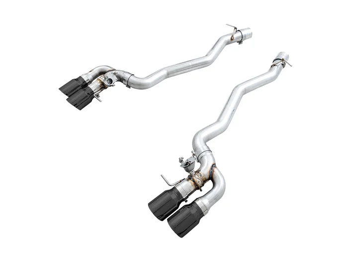 AWE SwitchPath Axle-back Exhaust for BMW F90 M5 – Diamond Black Tips – 3025-43065