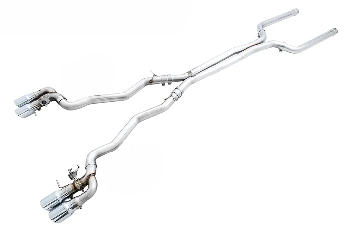 AWE SwitchPath Cat-back Exhaust for BMW F90 M5 – Chrome Silver Tips – 3025-42062