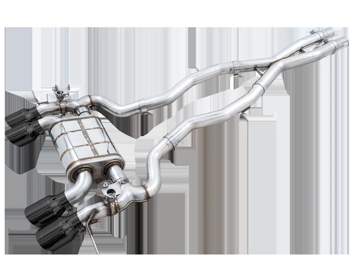 AWE SwitchPath Cat-back Exhaust for BMW G8X M3/M4 – Chrome Silver Tips – 3025-42480