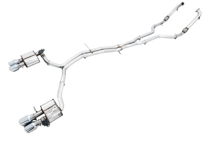 AWE SwitchPath Exhaust for Audi B9 S5 Sportback – Non-Resonated – Chrome Silver 102mm Tips – 3025-42042