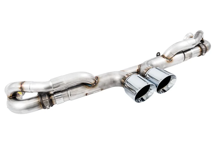 AWE SwitchPath Exhaust for Porsche 991.1 / 991.2 GT3 / RS – Chrome Silver Tips – 3025-32016