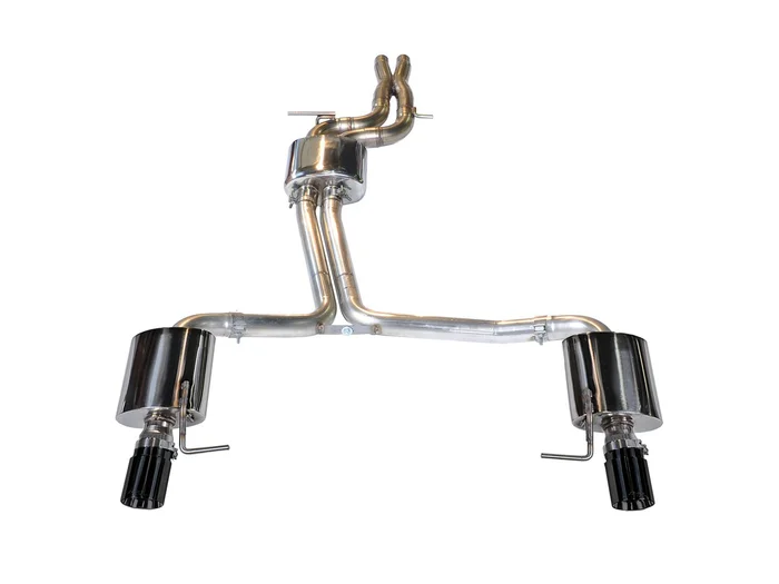 AWE Touring Edition Exhaust for Audi C7 A6 3.0T – Dual Outlet, Diamond Black Tips – 3015-33052