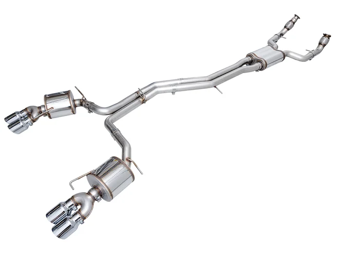 AWE Touring Edition Exhaust for Audi C8 S6/S7 – Chrome Silver Tips – 3015-42103