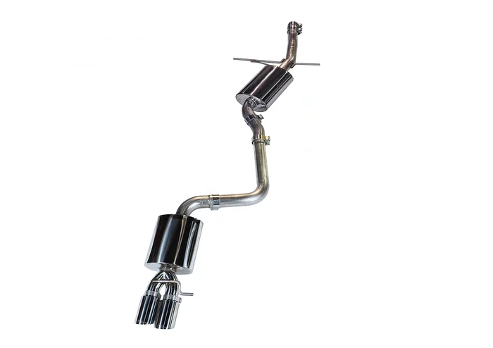 AWE Touring Edition Exhaust for B8 A4 2.0T – Single Side, Diamond Black Tips – 3015-23010