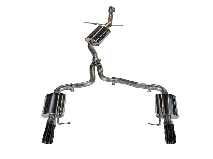 AWE Touring Edition Exhaust for B8 A5 2.0T – Dual Outlet, Diamond Black Tips – 3015-33026