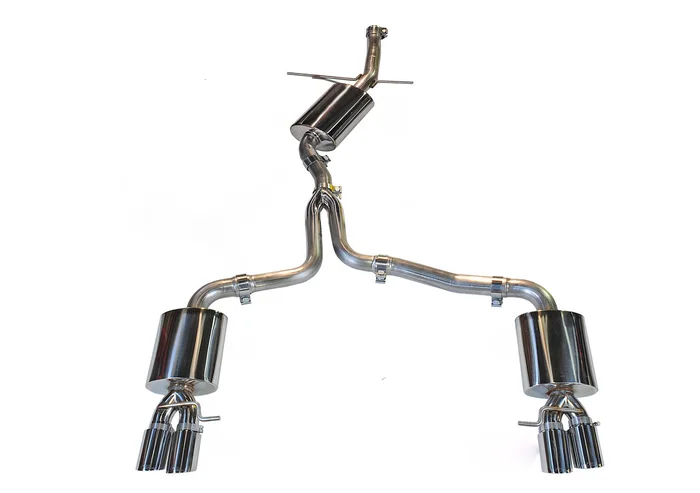 AWE Touring Edition Exhaust for B8 A5 2.0T – Quad Outlet, Diamond Black Tips – 3015-43024