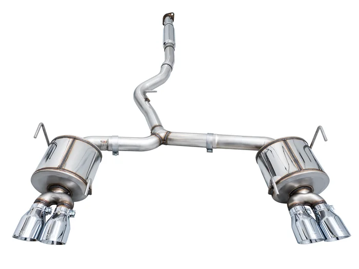 AWE Touring Edition Exhaust for VB Subaru WRX – Chrome Silver Tips – 3015-42979