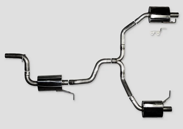 AWE Touring Edition Exhaust for VW CC 2.0T – Dual Outlet – Diamond Black Tips – 3010-33022