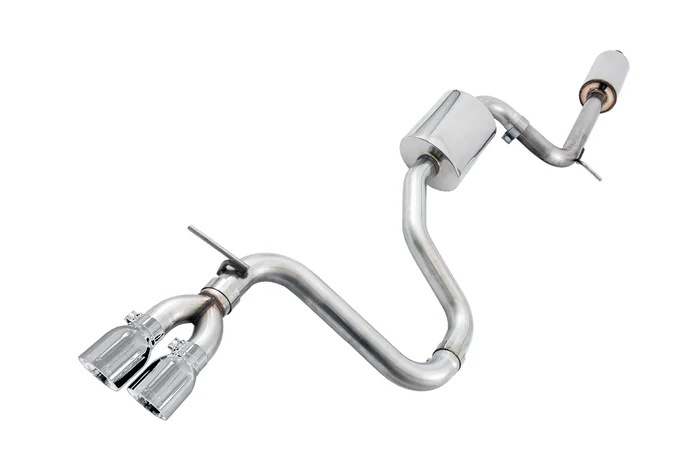 AWE Touring Edition Exhaust for VW MK7 Golf 1.8T – Chrome Silver Tips (90mm) – 3015-22052