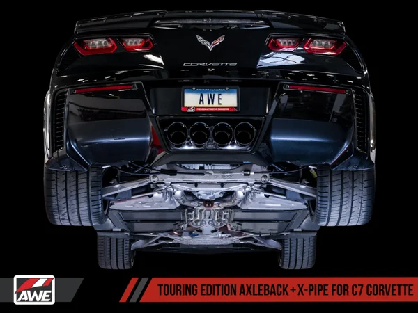 AWE Tuning 14-19 Chevy Corvette C7 Z06/ZR1 Touring Edition Axle-Back Exhaust w/Black Tips – 3015-43143