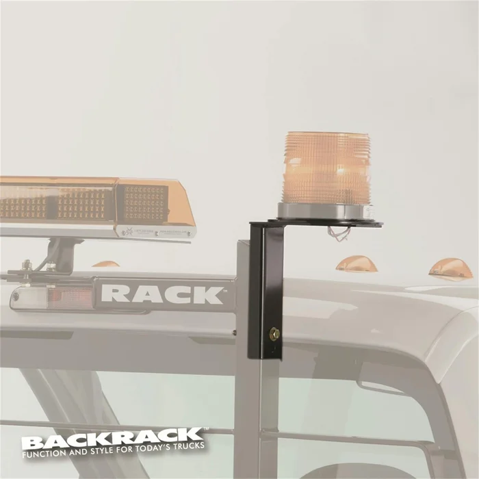 BACKRACK 81003 Light Bracket 6.1/2In Base Ds/Ps Black Powder Coat