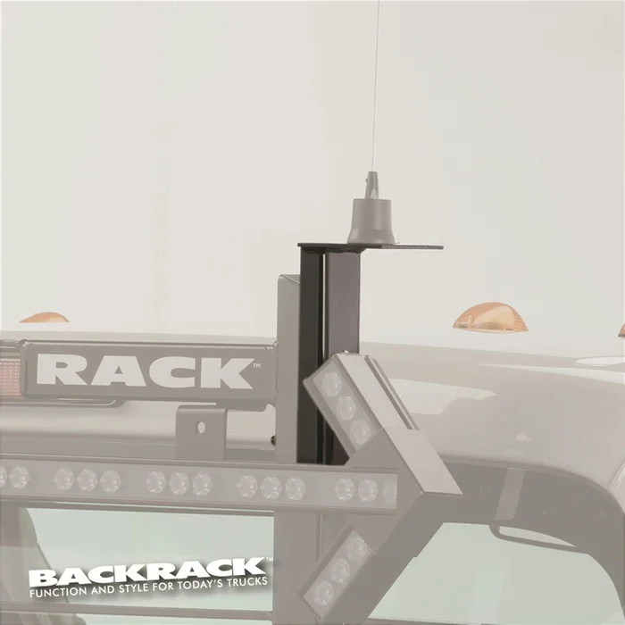 BACKRACK 91008 Antenna Bracket Black Powder Coat