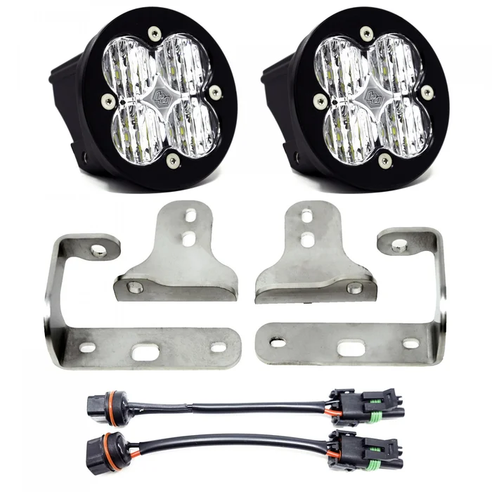 Baja Designs Squadron-R SAE Fog Pocket Light Kit: Jeep JL/JT w/ OE Sport Bumper – 447622