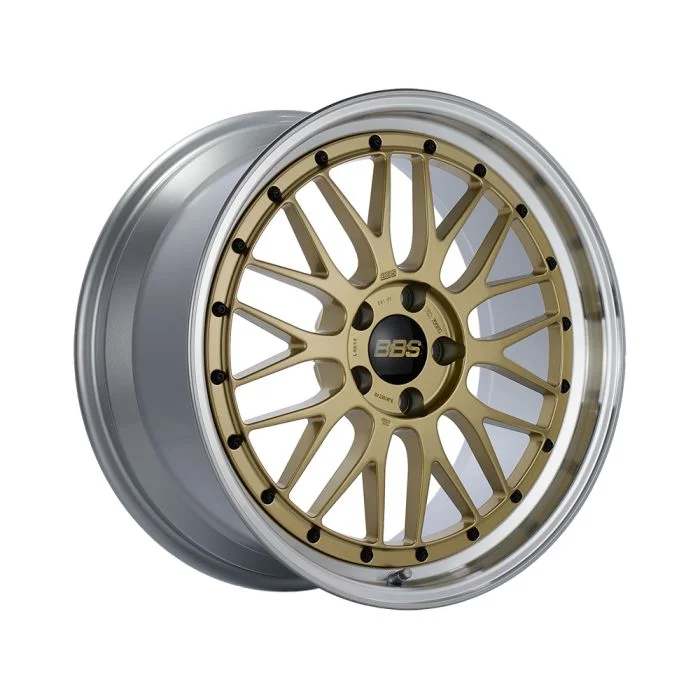 BBS LM 19×12 5×130 ET44 CB 71.6 Gold / Diamond Cut Lip Wheel – LM415GPK