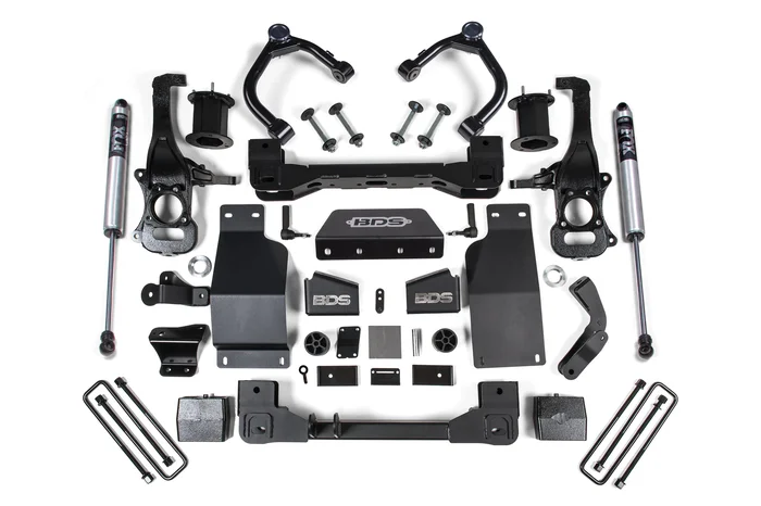 BDS Suspension 6 Inch Lift Kit | Chevy Silverado or GMC Sierra 1500 (19-24) 4WD | Diesel