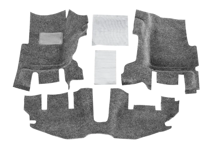 BedRug BRTJ97F JEEP BEDRUG 97-06 JEEP TJ/LJ FRONT 3PC FLOOR KIT (W CNTR CNSL) – HT SHLDS