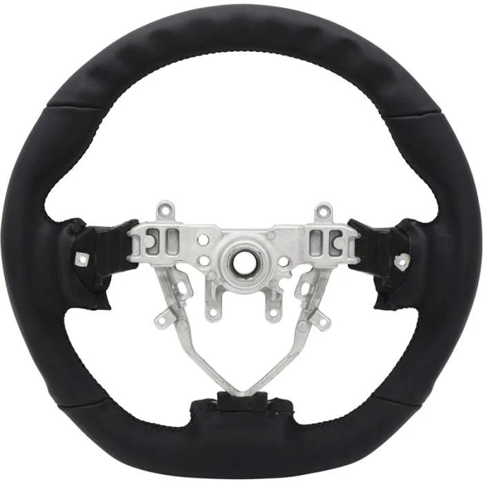 BLOX Racing 08-14 Subaru Leather Steering Wheel Black Stitching – BXSW-50000-B