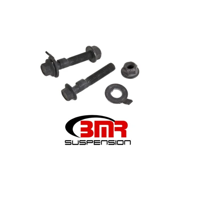 BMR 15-17 S550 Mustang Front Camber Bolts (2.5 Degree Offset) – Black – FC003