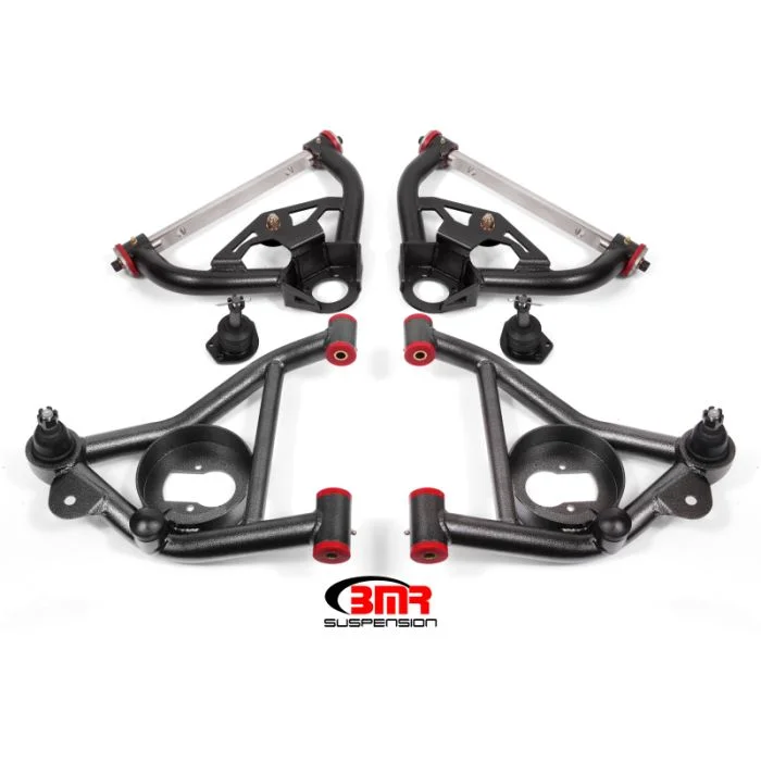 BMR 78-87 G-Body Upper And Lower A-Arm Kit – Black Hammertone – AA030H