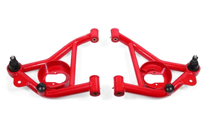 BMR 82-82 3rd Gen F-Body Non-Adj. Lower A-Arms w/ Spring Pocket (Polyurethane) – Red