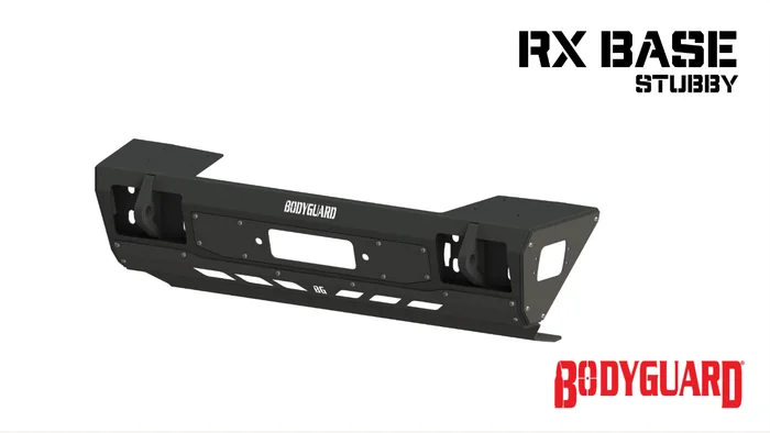 Bodyguard Bumpers 95193BNN RX Series Stubby Base – Bare Metal Front Bumper