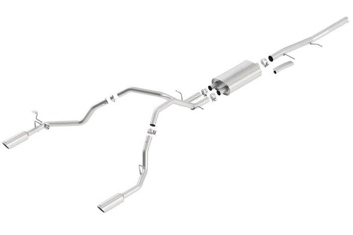 Borla 09-13 Chevrolet Silverado 1500/ GMC Sierra 1500 Cat-Back Exhaust System S-Type Split Rear – 140429
