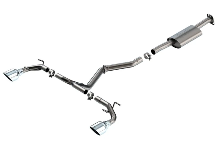 Borla 22-23 Subaru BRZ/Toyota GR86 2.4L RWD AT/MT S-Type Catback Exhaust – Polished Tips
