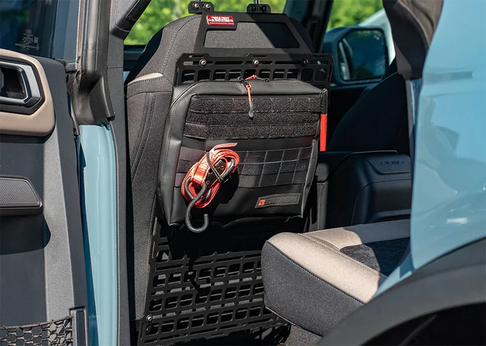 BuiltRight Seat Back Tech Plate MOLLE Kit: 21+ Bronco